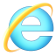Значок Internet Explorer.