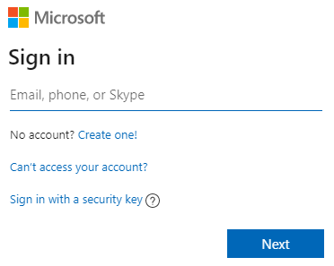 Снимок экрана сайта Microsoft Azure.
